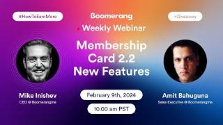 Discover What's New Membership Card v 2.2. | Webinar 2/9/24