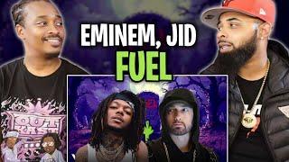 Eminem - Fuel (feat. JID) [Official Lyric Video] REACT