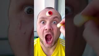 What ah oh with jelly eyball #funny #comedy #funnyfamily #shorts