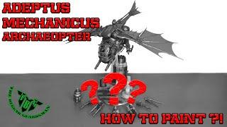 How to Paint  Adeptus Mechanicus Archaeopter/Фарбую Марсіанську Пташку...