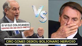 Ciro Gomes MANDA RECADO para Bolsonaro e os filhos e ele Pega Ar