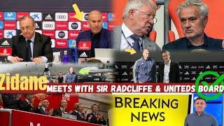 MANCHESTER UNITED BOARD TALKS WITH‼️ ZIDANE ON NEW MANAGING ROLESNEWS CONFIRM HERE