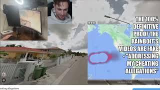 Rainbolt's Cheating Allegations Video - 30 seconds that prove his videos are fake #geoguessr