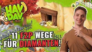 11 TIPPS um DIAMANTEN ZU BEKOMMEN! F2P  Hay Day Tipps und Tricks