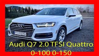 Audi Q7 2.0 TFSI Quattro 2017 252HP 370NM Acceleration 0-100 0-150 Dragy