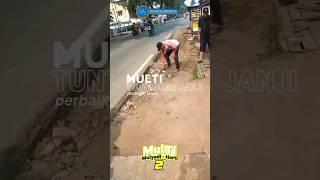 Bang Mul tuntaskan janji perbaiki areal jalan rawan Kecelakaan, Terimakasih Bang Mul #kabarkampung