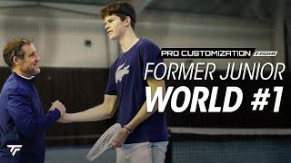 TECNIFIBRE l Pro Customization: Alexander Blockx racquet evolution from 9 to 18 y.o