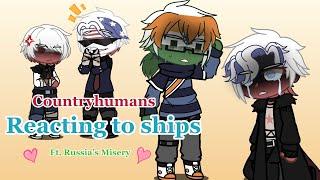 Countryhumans react to their ships | Cringe taken seriously