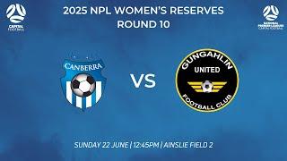 Capital Football NPL Women's Reserves Round 10 - Majura FC vs Gungahlin United FC