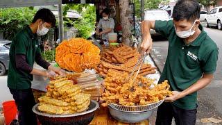 Brand Crispy Fried Banana, Shrimp Cake, Frog, Sweet Potato, Shrimp Bread | Cambodian Street Food