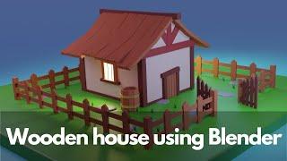 How to create a wooden house in blender | Blender 2.9 | Build Developers