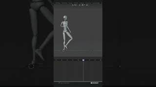 Playing with Mocap in Blender #shorts #blender #animation #3d