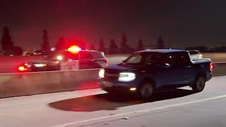 Caught on Camera: Wrong-Way Driver on 110 Freeway in Los Angeles