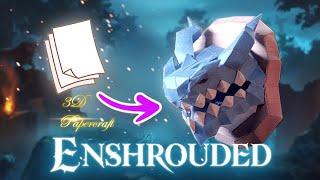 Enshrouded-Dragon Boss｜Free download｜Paper craft｜霧鎖王國-精靈龍｜紙模型｜免費下載