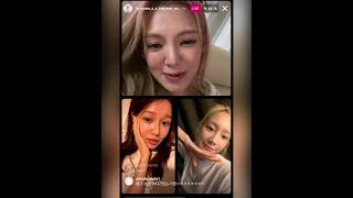 211109 | Hyoyeon IG Live with Sooyoung and Taeyeon