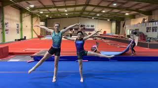 Building a Routine with Amelia and Gigi at Corby Gymnastics Academy