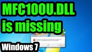 How to fix "MFC100U.DLL is missing" error