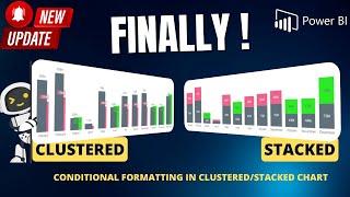 Conditional Formatting for Stacked/Clustered Column Chart in Power BI | New Power BI feature