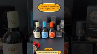 Premium Italian Olive Oils by Frantoio di Montalcino!