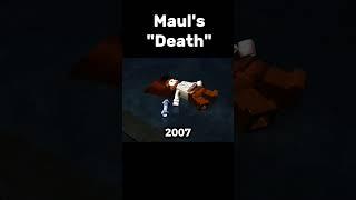 Lego Star Wars Maul's Death Then vs Now