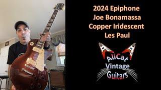 Unboxing - Joe Bonamassa Epiphone Copper Iridescent Les Paul