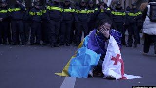 Protests In Tbilisi Ahead Of First Session Of Newly Elected Parliament | Georgia Elections 2024