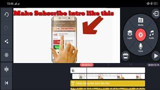 How to make Subscribe and bell icon intro on Android |Subscribe intro | Subscribe intro green screen