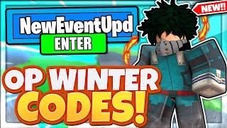 ALL NEW SECRET *WINTER* UPDATE CODES In Roblox Boku No Roblox!