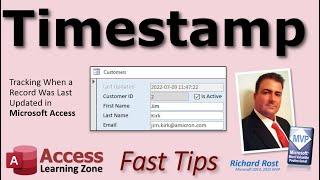 Adding a Timestamp: Tracking When a Record Was Last Updated in Microsoft Access