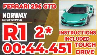 Asphalt 9 - FERRARI 296 GTB Grand Prix Round 1 | 2⭐ Touchdrive Instructions | Winds of Change