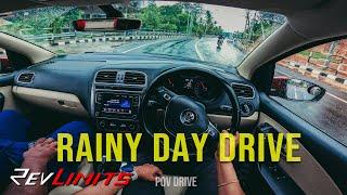 RAINY Day Drive | ASMR | PoV Drive#135 | #GoProhero12black | 4K | REVLIMITS