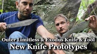 New Knife Prototypes from Outer Limitless and Exodus Knife and Tool!