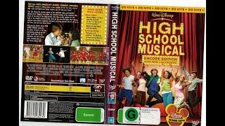 Opening and Closing To "High School Musical" (Walt Disney Home Entertainment) DVD Australia (2006)