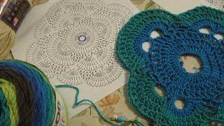 Pine Notes~ Episode 3 ~CC~A~Long with Lisa ~ Circular Center Virus Shawl Vest