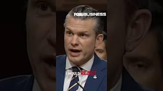 Democrat senator and defense secretary spar during hearing #shorts  #foxbusiness #news #politics
