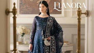 Elanora by Nurèh Embellished and embroidered luxury chiffon Collection'24