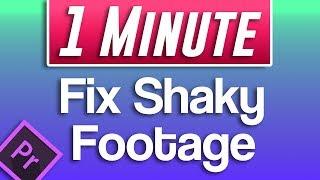 How to Fix Shaky Footage in Premiere Pro 2019 (EASY)