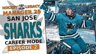 "Dominating the Draft!" | EP.2 | HLM 25 San Jose Sharks Career Mode