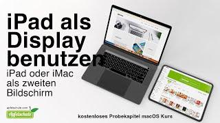 iPad und iMac als zweiter Bildschirm verwenden [macOS Ventura Probekapitel]