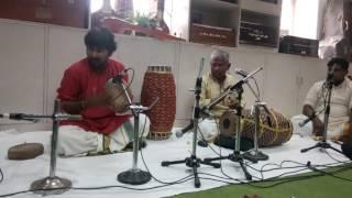 "Kalaimamani"A.Premkumar(mridangam) and "Taal-mani"P.Vetriboopathy(kanjeera)