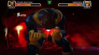 Marvel Contest of Champions - Cyclops vs Sabretooth