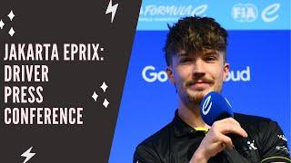 Jakarta E-Prix:  Driver Press Conference