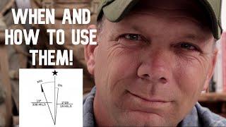 Declination Diagrams on a Topographic Map