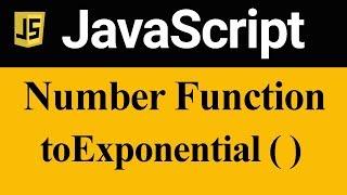 toExponential Method in JavaScript (Hindi)