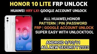 Honor 10 lite Frp Unlock|| All Huawei Honor Frp Unlock 1 click With Unlocktool