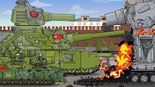 Soviet MONSTERS ARE SHOCKED by the VK-44 - Cartoons about tanks