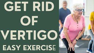 Seniors: Get Rid of Vertigo with an easy exercise