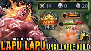 100% UNKILLABLE Offlane Lapu Lapu with Hybrid Build - Build Top 1 Global Lapu Lapu ~ MLBB