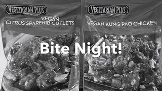 Vegetarian Plus Citrus sparerib cutlets, Kung Pao Chicken #veganfoodtastetest #vegetarianplus