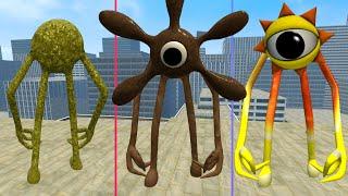I Found Roblox Mr.sun Innyume Smiley's Stylized Nextbot vs Innyume Brown Smiley's In Garry's Mod